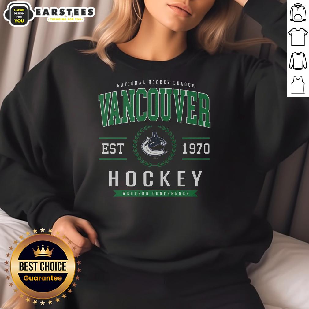 good-vancouver-canucks-hockey-legacy-crest-sweatshirt Alt Text: Cozy Vancouver Canucks hockey legacy crest sweatshirt, perfect for fans to show off team spirit and style.