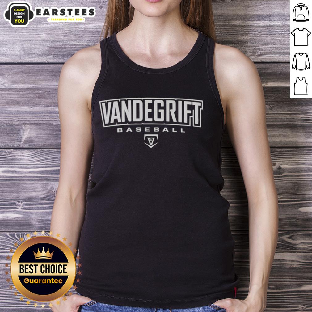 good-vandegrift-crown-trio-baseball-wordmark-outline-tank-top Good Vandegrift Crown Trio baseball wordmark outline tank top featuring a stylish design for sports enthusiasts.