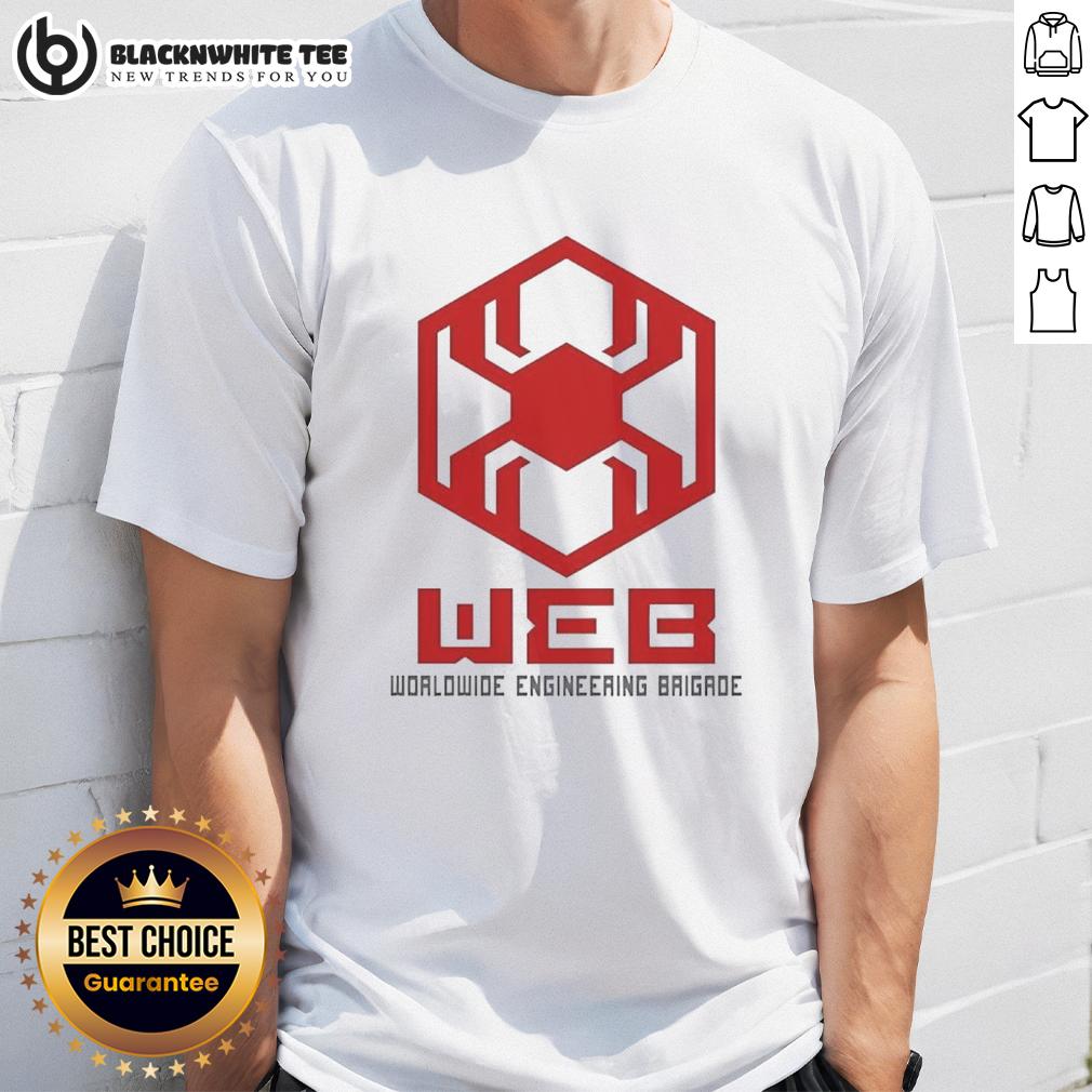 Good Web Worldwide Engineering Brigade T Shirt Good Web Worldwide Engineering Brigade T-Shirt featuring a unique design and vibrant colors, perfect for tech enthusiasts.