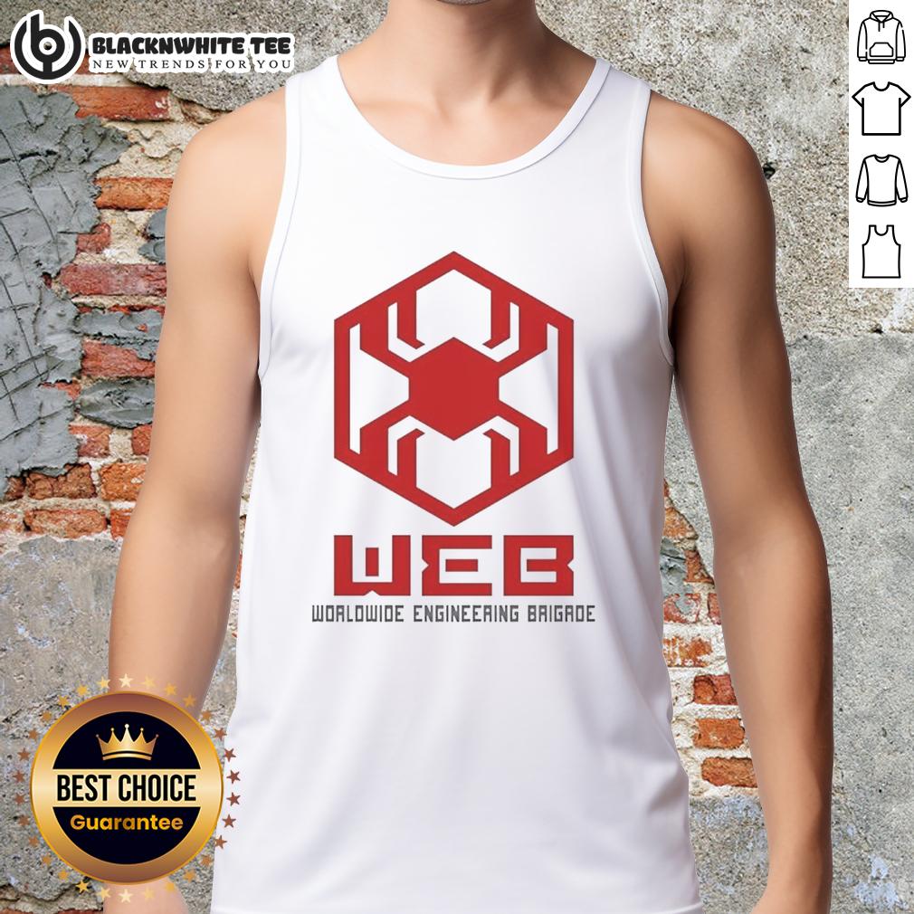 Good Web Worldwide Engineering Brigade Tank Top Good Web Worldwide Engineering Brigade tank top featuring a stylish design for tech enthusiasts and engineers.