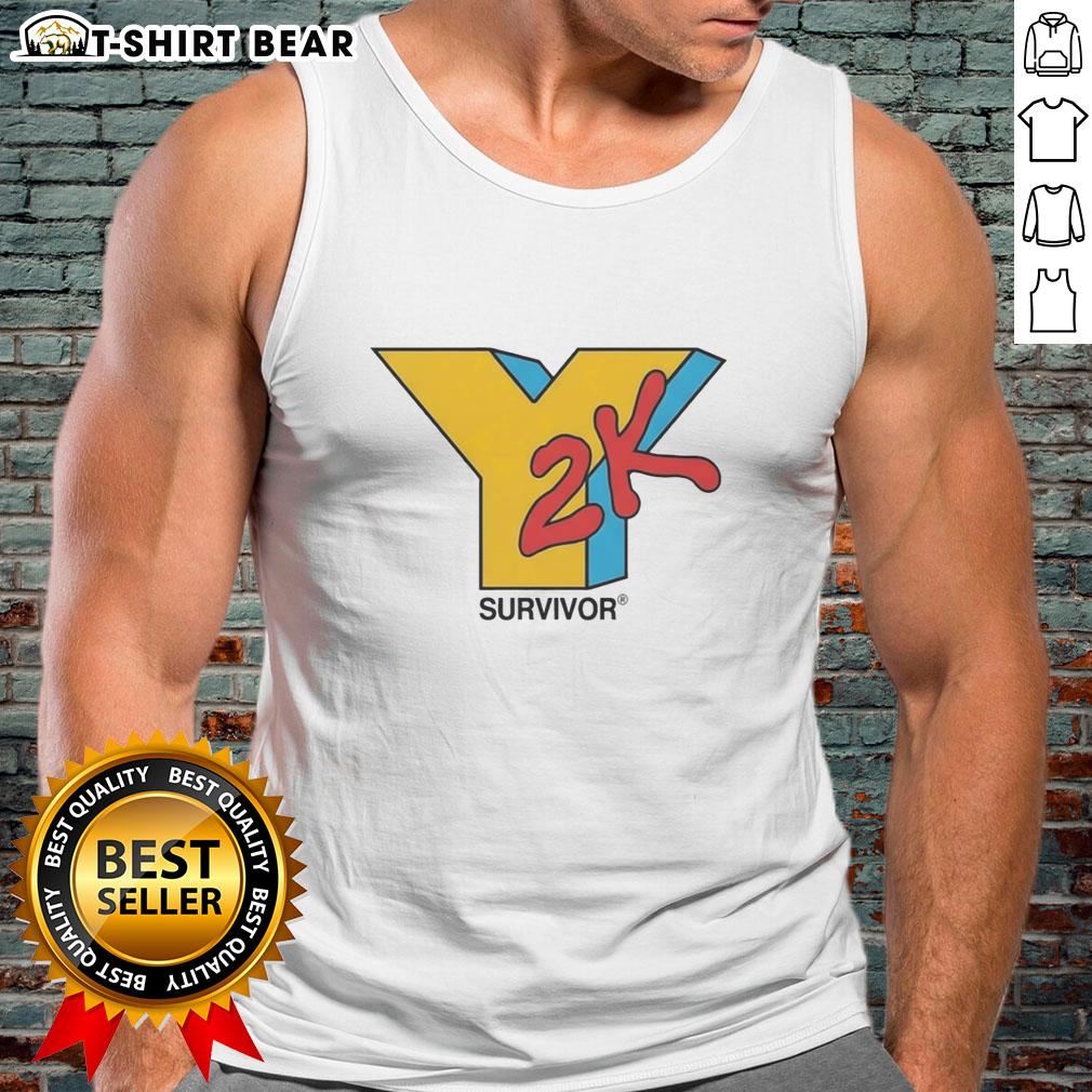 Good Y2K Survivor Logo Tank Top Good Y2K Survivor logo tank top featuring a retro design, perfect for nostalgic fashion and Y2K-themed outfits.