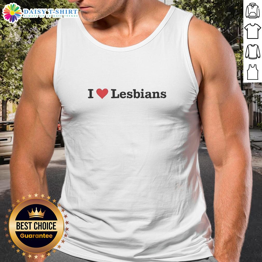 Good Young Miko I Love Lesbians Tank Top Good Young Miko I Love Lesbians tank top design featuring vibrant colors and a bold statement for LGBTQ+ pride.