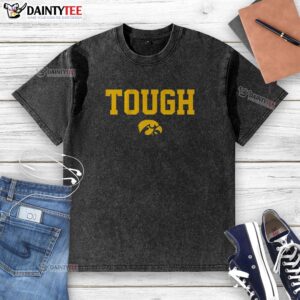 Alt Text: Awesome Iowa Basketball Tough Washed T-Shirt in vibrant colors, perfect for fans supporting their team.