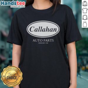 Original Callahan Auto Parts Ladies Tee in Sandusky, OH - Stylish and comfortable women's t-shirt for auto enthusiasts.