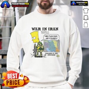 Hot War in Iran Thanks a Lot Epstein sweatshirt featuring bold graphic design, ideal for political statement apparel.