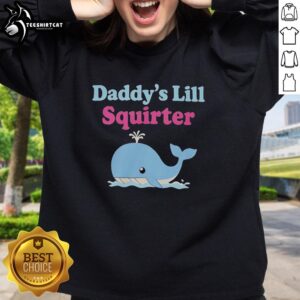 Good Baby Cute Blue Whale Daddy's Lill Squirter T-Shirt - Image 5