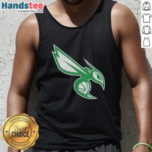 Awesome Charlotte Hornets white logo tank top for St. Patrick's Day, perfect for basketball fans celebrating the holiday.