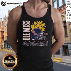 Good Ole Miss 2026 Fiesta Bowl tank top featuring vibrant colors and team logo, perfect for game day attire.