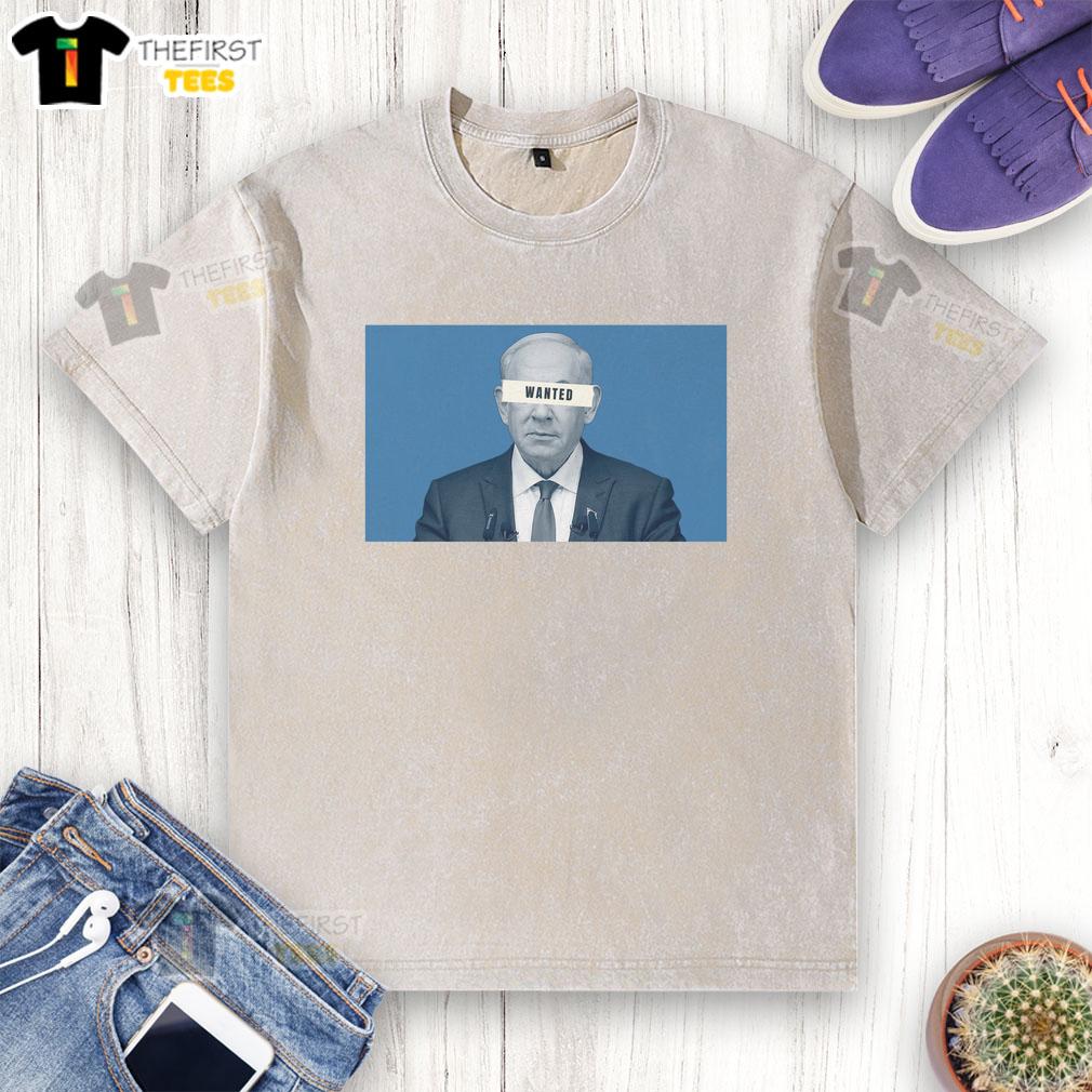 hot-benjamin-netanyahu-wanted-washed-t-shirt Hot Benjamin Netanyahu Wanted washed t-shirt design featuring bold graphics and vibrant colors.
