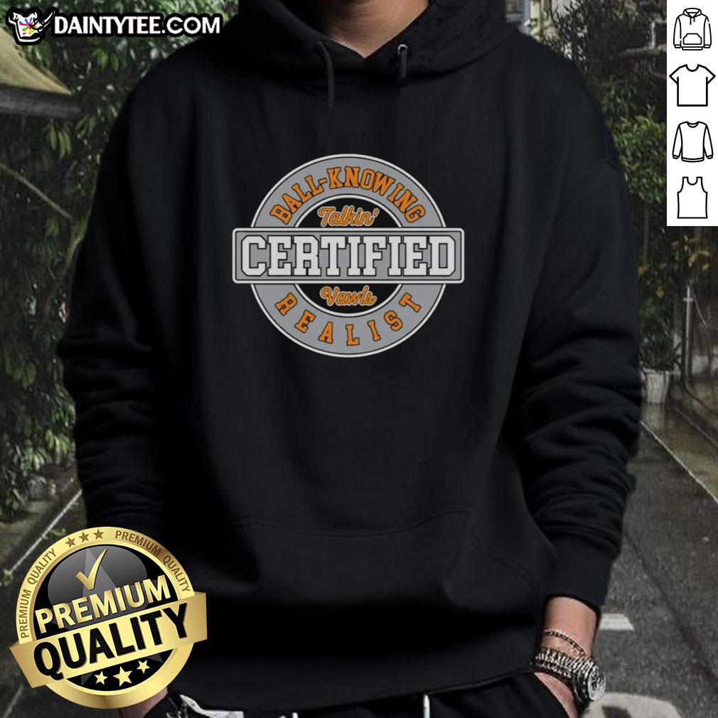 hot-certified-talkin-vawls-ball-knower-realist-circle-logo-hoodie Alt Text: Hot Certified Talkin Vawls Ball Knower Realist Circle Logo Hoodie featuring a vibrant logo on a stylish hoodie design.