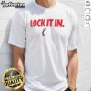 Hot Cincinnati Bearcats 2026 Lock It In T-Shirt featuring bold team graphics and vibrant colors for fans.