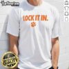 Alt Text: Hot Clemson Tigers 2026 Lock It In T-Shirt featuring bold team colors and logo for ultimate fan style.
