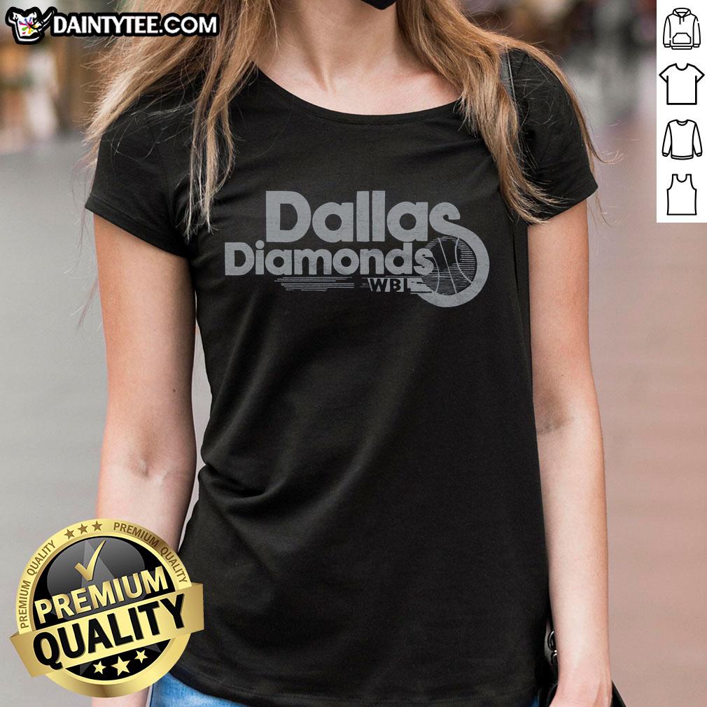hot-dallas-diamonds-ladies-tee Hot Dallas Diamonds Ladies Tee in vibrant colors, perfect for casual wear and showing team spirit.