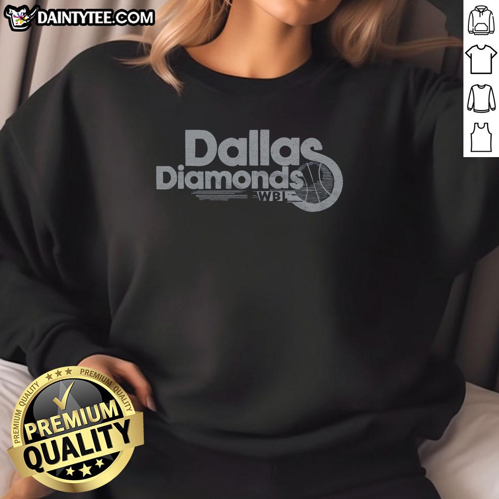 hot-dallas-diamonds-sweatshirt Hot Dallas Diamonds sweatshirt in a stylish design, perfect for fans showcasing their team spirit and love for Dallas.