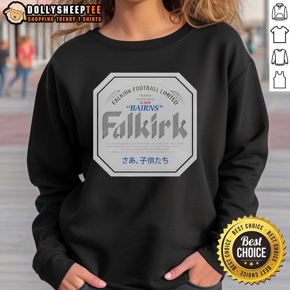 Hot Falkirk Japanese Beer Sweatshirt Hot Falkirk Japanese Beer sweatshirt featuring a stylish design, perfect for beer enthusiasts and casual wear.