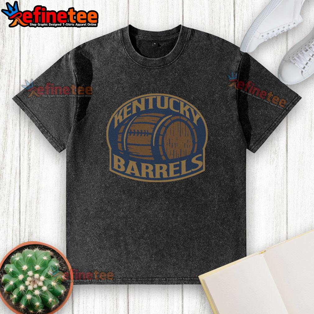 hot-kentucky-barrels-main-logo-washed-t-shirt Hot Kentucky Barrels main logo on a stylish washed t-shirt, perfect for casual wear and showcasing Kentucky pride.