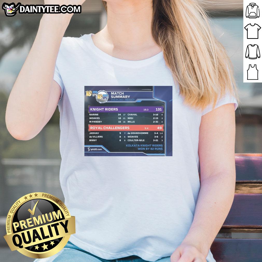 hot-knight-riders-vs-royal-challengers-vivo-ipl-2017-ladies-tee Hot Knight Riders vs Royal Challengers VIVO IPL 2017 Ladies Tee showcasing vibrant team colors and stylish design.