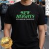 Hot New Heights Podcast featuring Jason and Travis Kelce wearing Cincinnati Bearcats football T-shirts.
