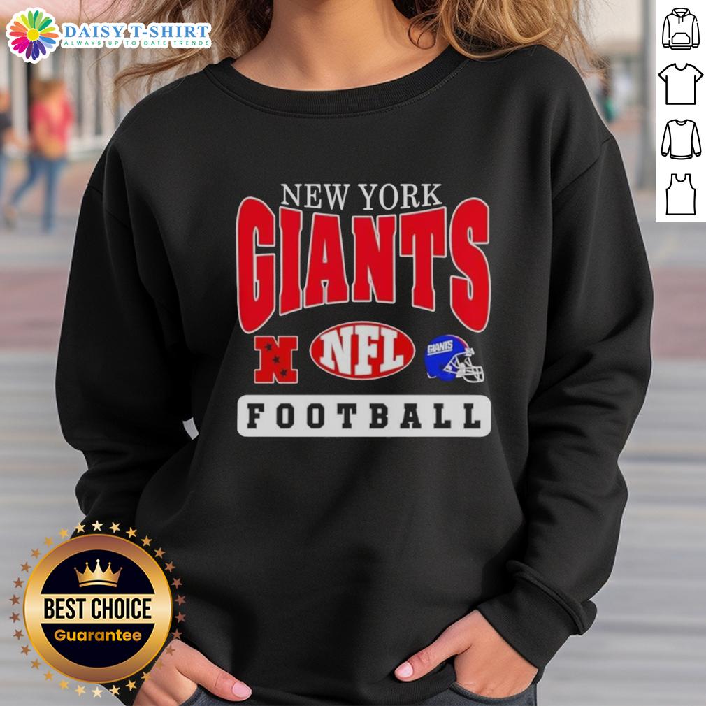 Hot New York Giants Nfl Football Helmet Logo Sweatshirt Hot New York Giants NFL football helmet logo sweatshirt, featuring vibrant team colors and stylish design.