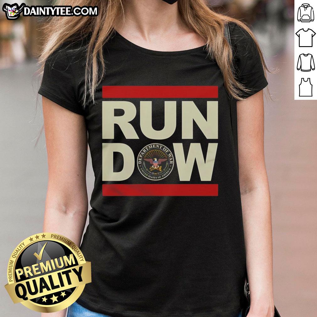 hot-run-dow-united-states-department-of-war-ladies-tee Alt Text: Hot Run Dow United States Department of War Ladies Tee featuring vintage military design and stylish fit.