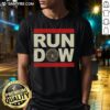 Hot Run United States Department Of War T-Shirt featuring bold graphics and patriotic design for military enthusiasts.