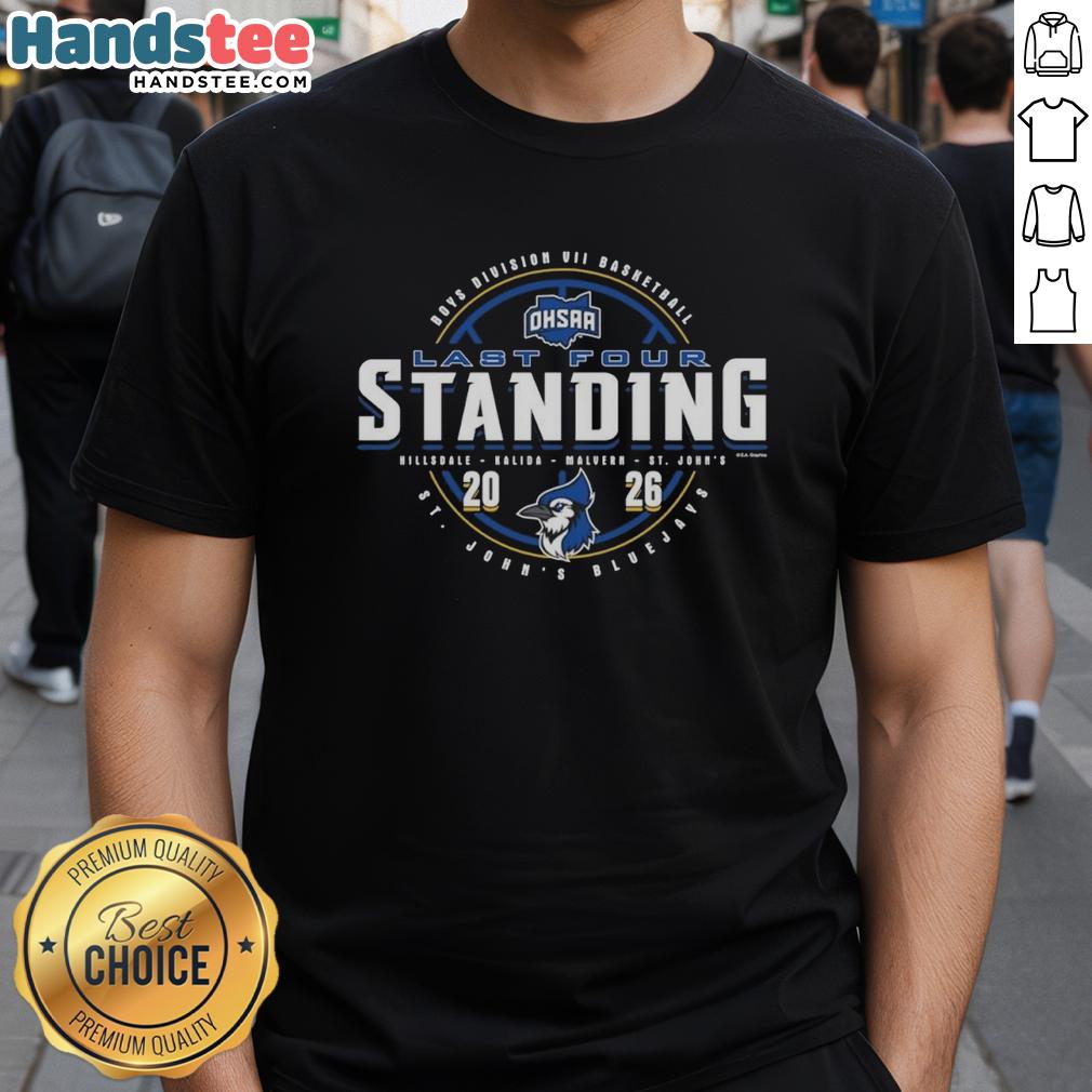 hot-st-johns-bluejays-2026-ohsaa-boys-basketball-division-7-last-four-standing-t-shirt-1 Alt Text: Hot St. John's Bluejays 2026 OHSAA Boys Basketball Division 7 Last Four Standing T-Shirt design featuring team colors.