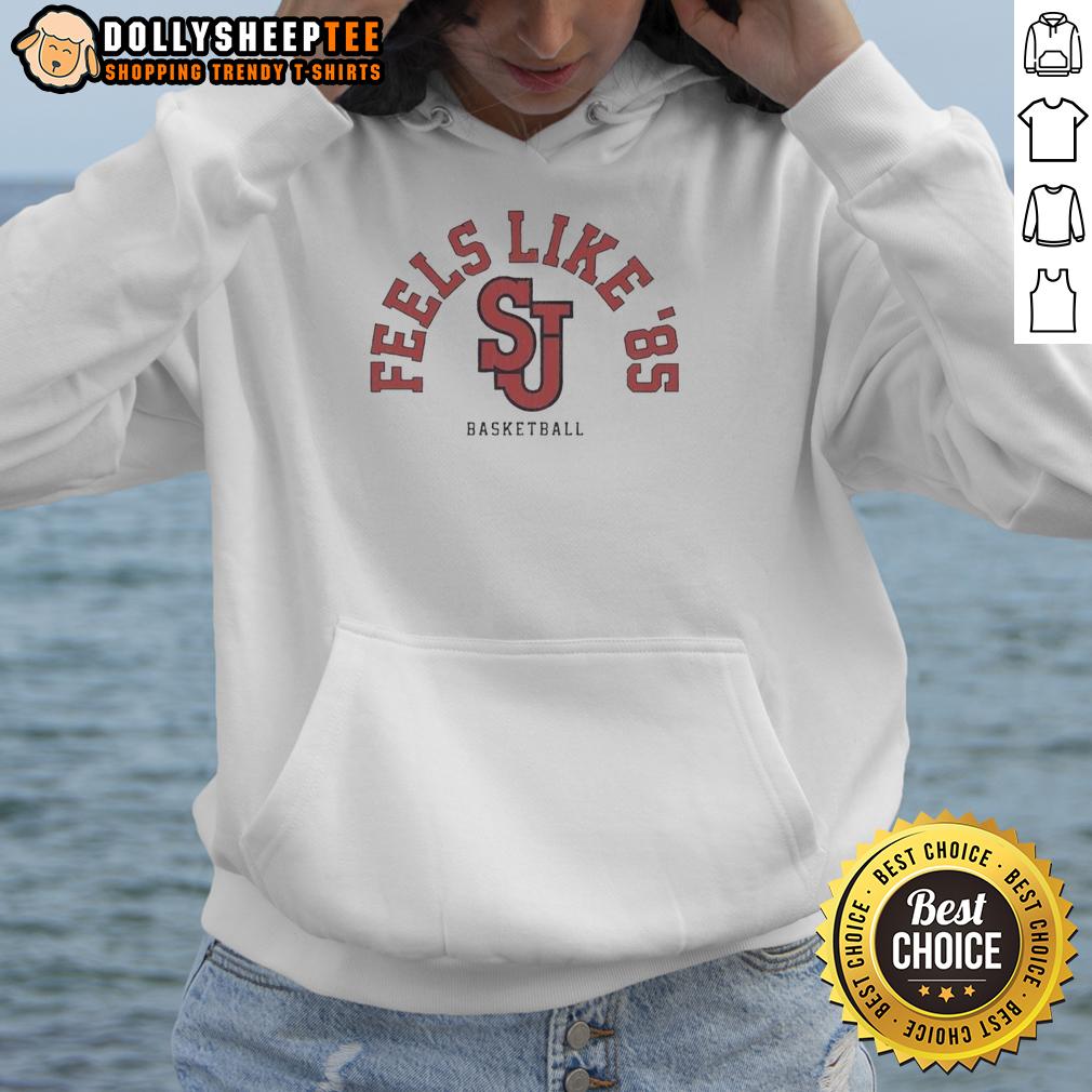 Hot St John'S Red Storm Ncaa Basketball Feels Like '85 Logo Hoodie