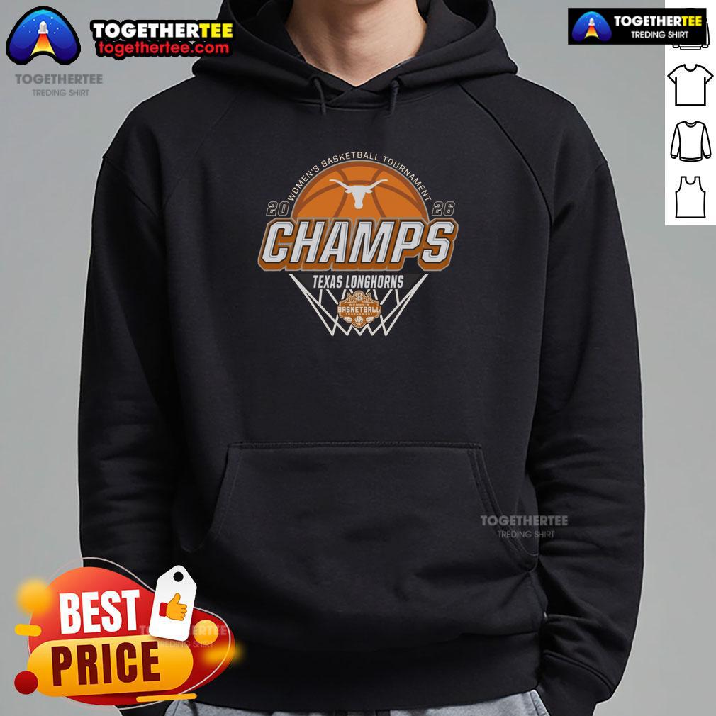 Hot Texas Longhorns Blue 84 2026 Sec Women's Basketball Tournament Champions Locker Room Hoodie