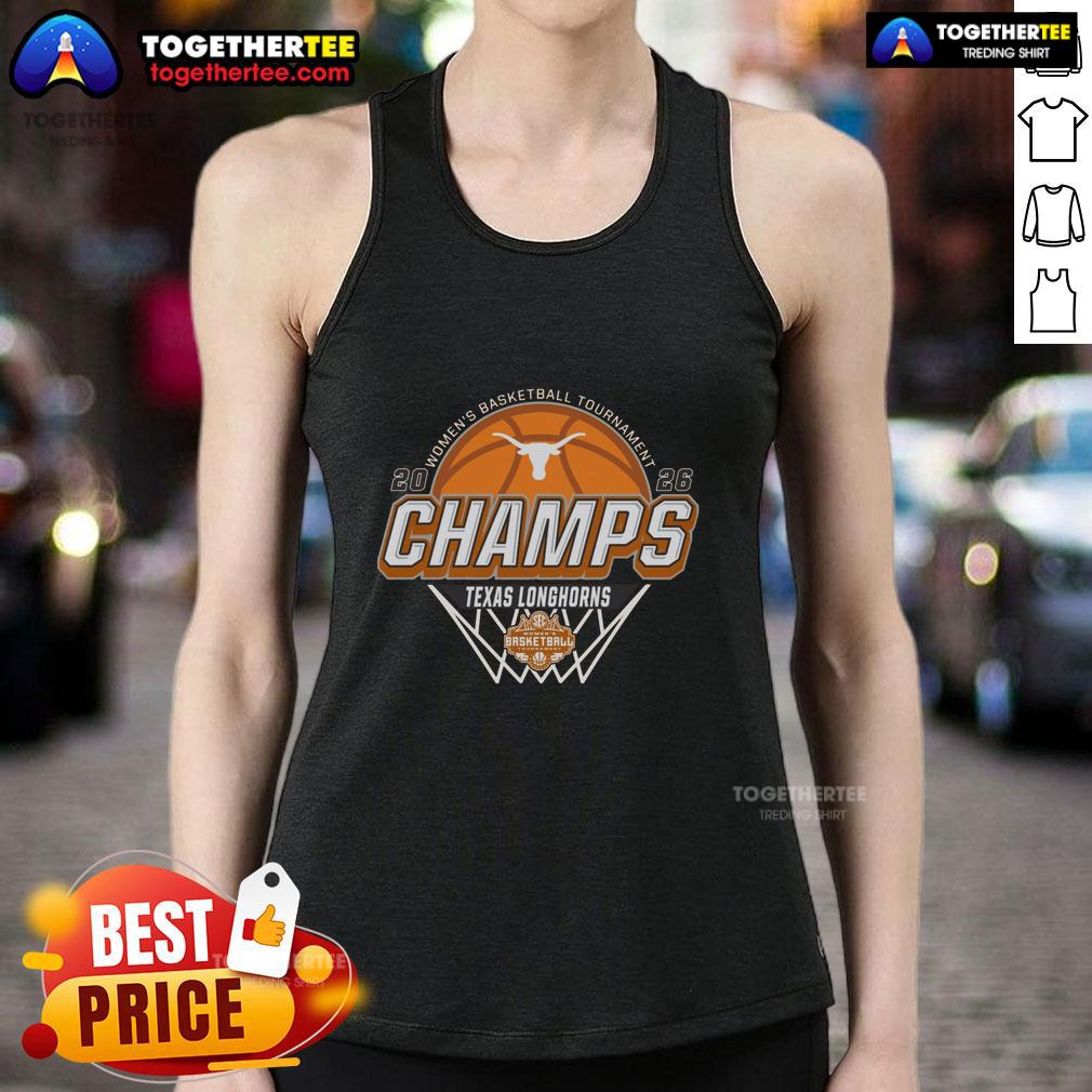 Hot Texas Longhorns Blue 84 2026 Sec Women's Basketball Tournament Champions Locker Room Tank Top