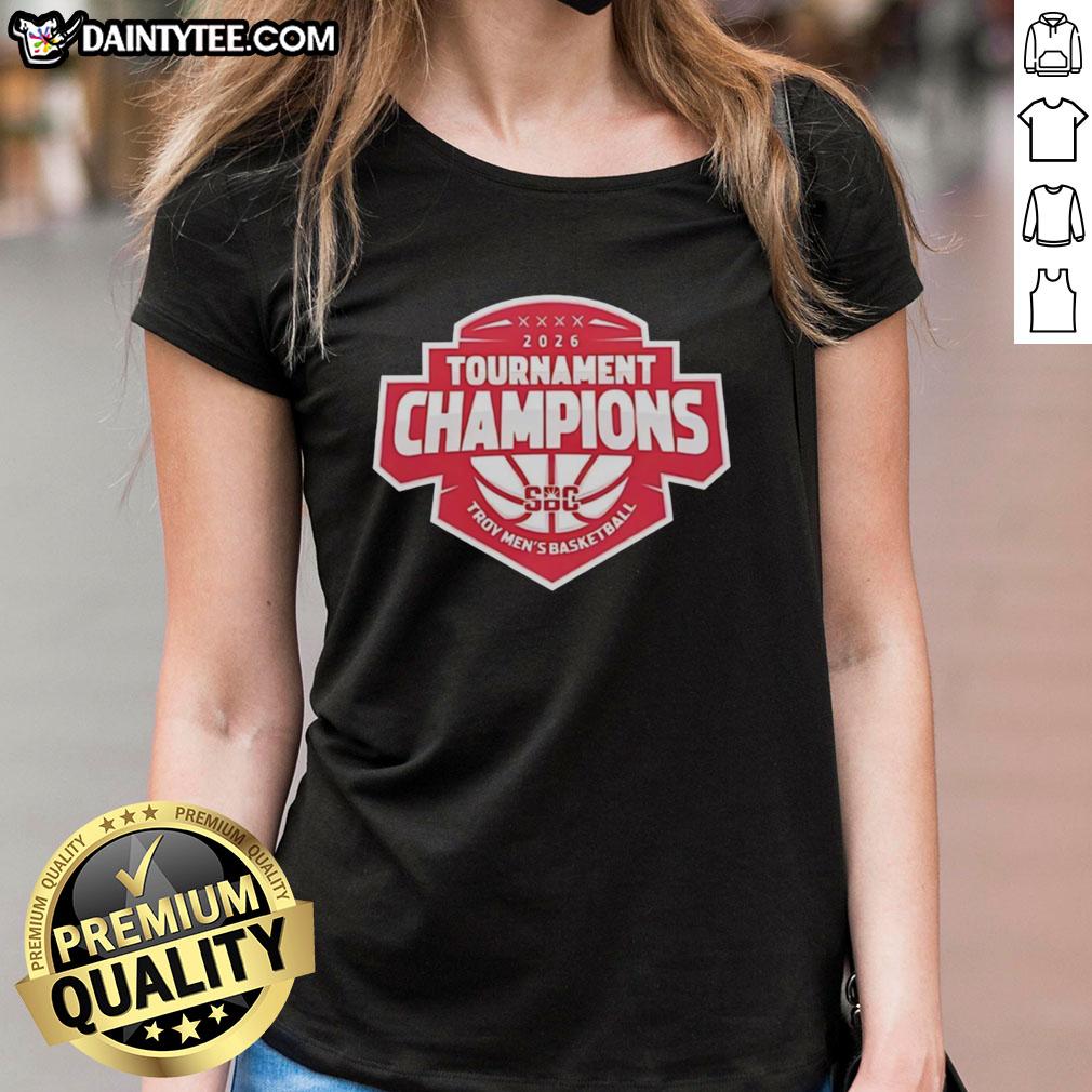 hot-troy-trojans-26-sun-belt-conference-mens-basketball-tournament-champions-ladies-tee Hot Troy Trojans 26 Sun Belt Conference Mens Basketball Tournament Champions Ladies Tee showcasing team pride and style.