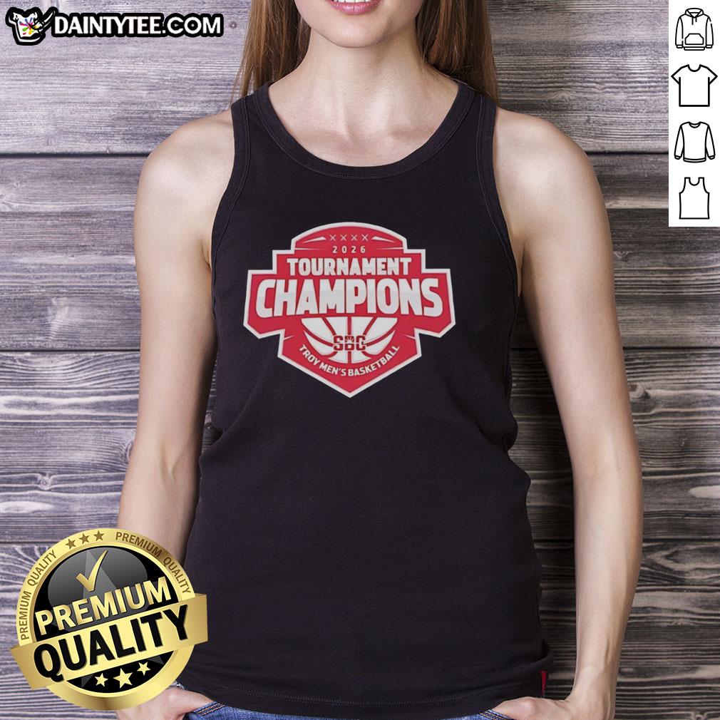 hot-troy-trojans-26-sun-belt-conference-mens-basketball-tournament-champions-tank-top Hot Troy Trojans 26 Sun Belt Conference Men's Basketball Tournament Champions tank top showcasing team pride.