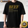 Hot What'S Beef When You Need Two Gats To Go To Sleep T-Shirt featuring a stylish graphic design for streetwear enthusiasts.
