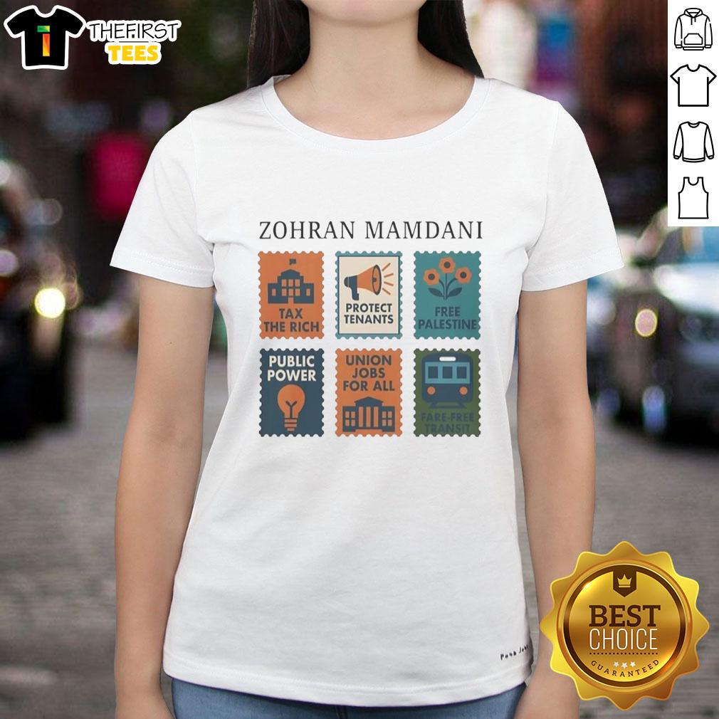hot-zohran-mamdani-tax-the-rich-ladies-tee Hot Zohran Mamdani Tax The Rich T-Shirt - Image 3
