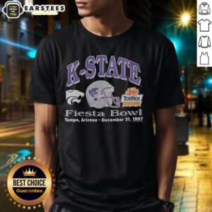 Alt Text: Awesome Kansas State Wildcats Murina 1997 T-Shirt featuring vintage design and team colors for K-State fans.