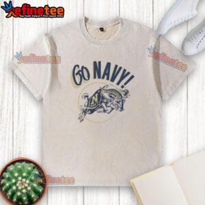 Good Go Navy Midshipmen Retro T-Shirt - Image 5