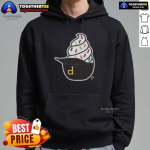 Original Pittsburgh Pirates ice cream hoodie featuring vibrant team colors and logo for fans and collectors.