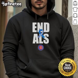 Alt Text: Premium Chicago Cubs End ALS Awareness 2026 Hoodie featuring vibrant team colors and a stylish design for fans.