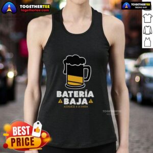Official Bateria Baja Acerquese A La Barra tank top featuring vibrant design and comfortable fit for fans and enthusiasts.