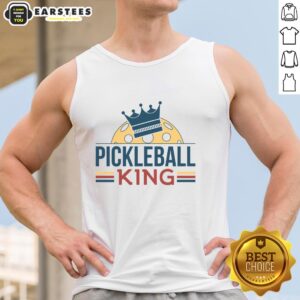 Good Pickleball King Tank Top featuring a fun design for pickleball enthusiasts and players.