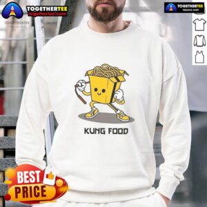 Stylish Pretty Kung Food sweatshirt featuring vibrant colors and unique design, perfect for casual wear and food lovers.