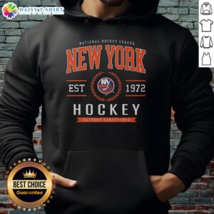 Original New York Islanders Hockey Legacy Crest Hoodie in team colors, showcasing iconic logo and stylish design.