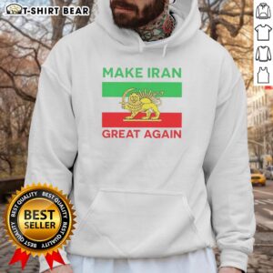 Original 'Make Iran Great Again 2026' Free Iran hoodie featuring bold graphics and a comfortable fit.