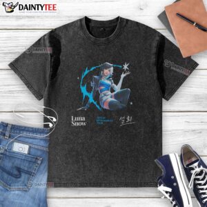 Nice Marvel Rivals Luna Snow World Tour washed t-shirt featuring vibrant graphics and a comfortable fit for fans.
