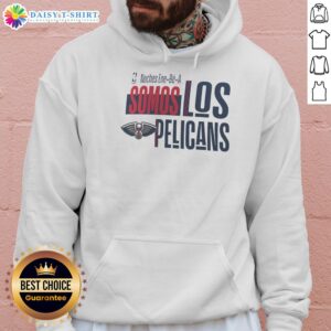 Premium Noches Ene Be A Somos Los New Orleans Pelicans hoodie in black, showcasing team pride and stylish design.