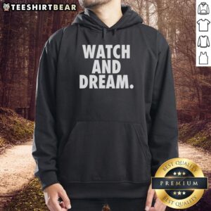 Premium watch and Dream hoodie displayed on a stylish background, showcasing luxury fashion and trendy streetwear.
