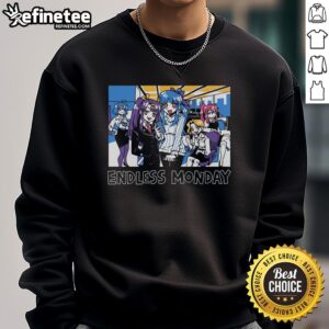 Cozy Original Endless Monday Dreams and Deadlines Were Family Sweatshirt in soft fabric, perfect for casual wear.