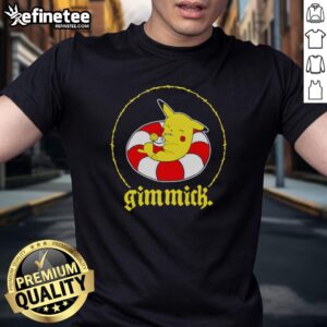 Top Gimmick Pike Black T-Shirt featuring a sleek design, perfect for casual wear and a stylish addition to any wardrobe.