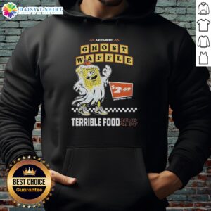 Original Ghost Waffle Terrible Food Hoodie featuring a fun, quirky design perfect for food lovers and fans of unique apparel.