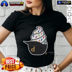 Original Pittsburgh Pirates Ice Cream Ladies Tee featuring vibrant team colors and logo for stylish fans.