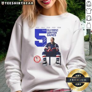 USA Women's Olympic Hockey Gold Champions 2026 Hilary Knight signature sweatshirt featuring bold design and team colors.